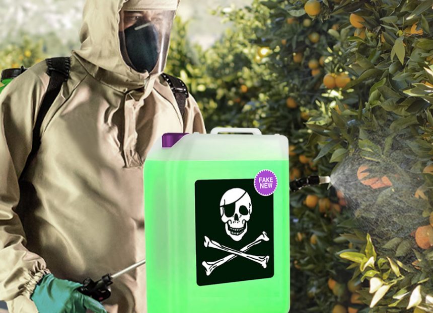 Como identificar defensivos agrícolas falsificados e os riscos com produtos piratas